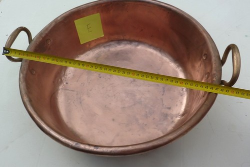 Bassine cuivre confiture - bassine, à