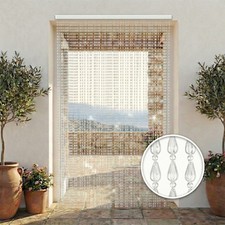 Rideau métallique avec perles