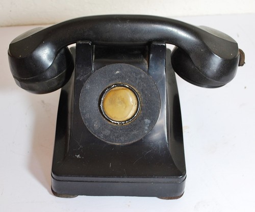 Vintage bakelite telephone - vintage,