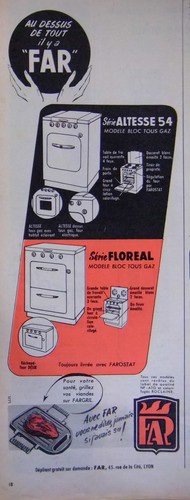 Publicité far cuisinière - publicitÉ,