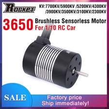 3650 Waterproof Brushless Motor 2300/3100KV 4300KV 5200KV 7700KV for 1/10 RC Car