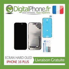 📱 ECRAN HARD OLED COMPATIBLE IPHONE 16 PLUS + OUTILS + JOINT 📱 TVA 📱