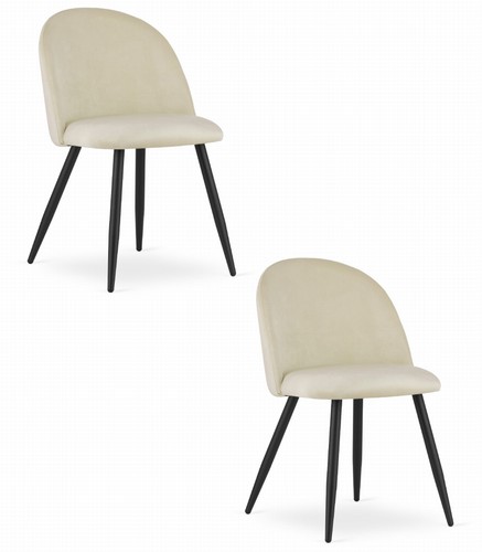 Fauteuil bello velours - fauteuil, beige