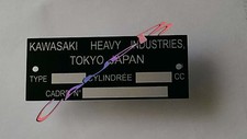 PLAQUE   KAWASAKI  Z1
