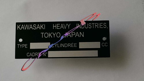 Plaque kawasaki z1 - plaque,