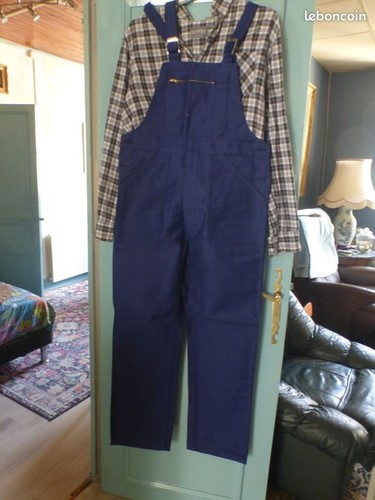 Salopette pantalon cote - pantalon,