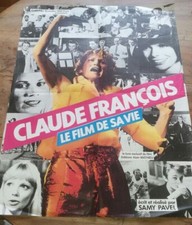 AFFICHE CINEMA FILM CLAUDE FRANCOIS LE FILM DE SA VIE SAMY PAVEL 1979
