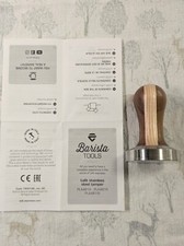 Lelit PLA481W 58mm Bicolor Wood Handle Espresso Coffee Tamper 58.55mm