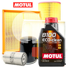 Kit De Maintenance Pour Jeep Compass 1.3 1.5 3 Filtres + 5LT Huile Motul 0W20