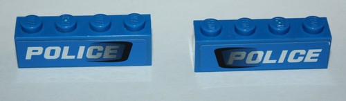 Lego blue brick - blue, 1x4