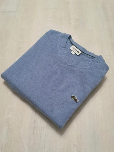 Pull lacoste bleu ciel - lacoste,