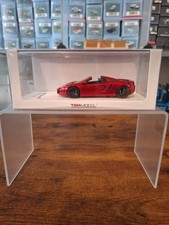 TSM 134338 McLAREN MP4-12C SPIDER 2013 RHD IN VOLCANO RED MIB