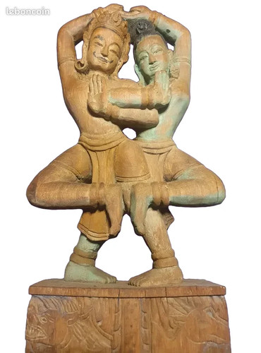 Grande sculpture bois massif - grande,