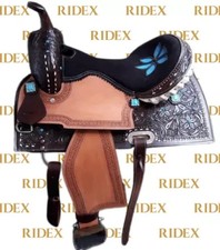 Selle en cuir de style course