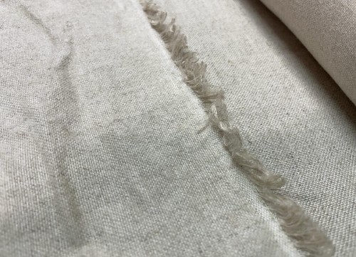 Tissu lin coton teinte - lin,