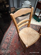 lot de 4 chaises en bois