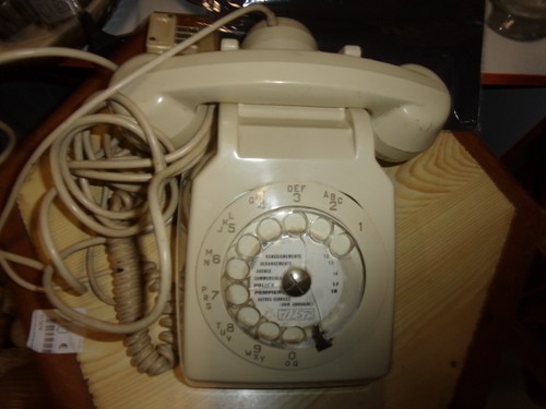 Vintage ancien téléphone - ancien,