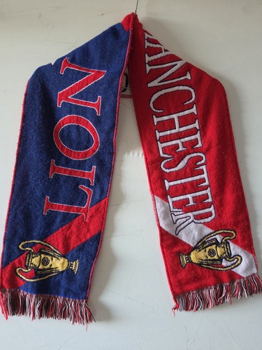 écharpe lyon manchester - lyon, vs