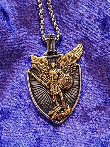 Collier inox archange saint - archange,