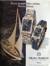 ◕ Vintage Advertising Michel Herbelin Watch ◕ June 1998 ◕
