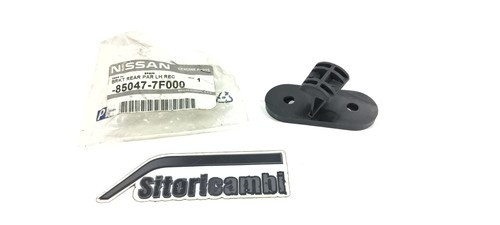 Genuine left rear bumper - left,