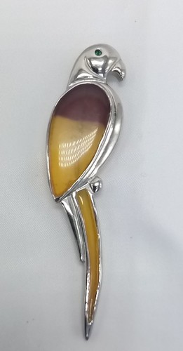 Broche perroquet vintage - perroquet,