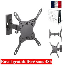 Support TV Aisens 13''-42'' En Acier Noir, Rotation et Inclinaison Max. 12°