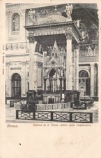 ROME - Interior of St Paolo - Confessional - 
