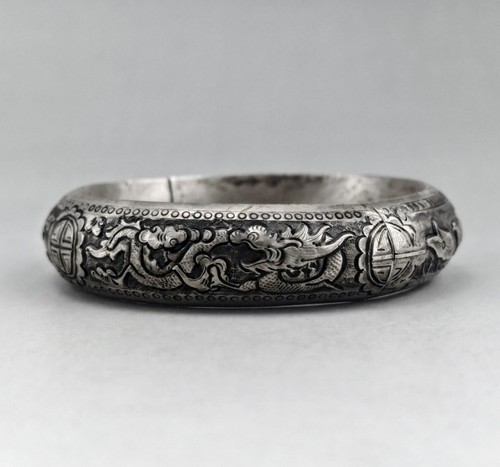 Ancien bracelet jonc - en, argent