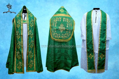 Cope stole ensemble vert - stole,