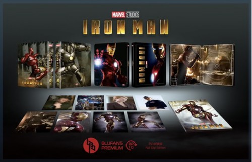 Iron man blufans steelbook - iron,