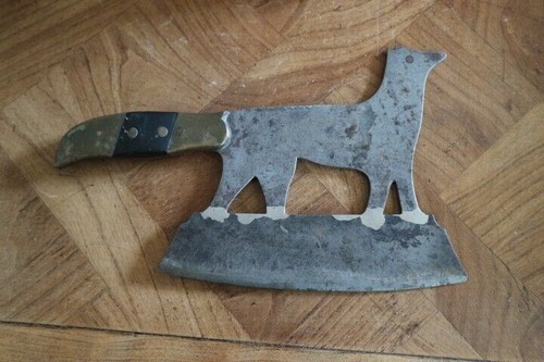 Ancien hachoir couperet - ancien,