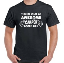 Excellent Camper - Hommes Drôle T-Shirt Voyageur Festival Caravan Tente Camping