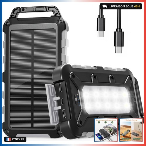 Batterie externe solaire - batterie,