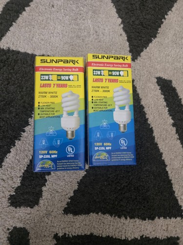Pack sunpark cfl warm white - 2,