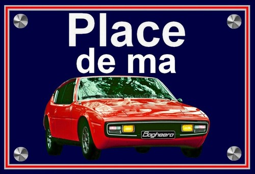 Plaque place ma matra - plaque, "