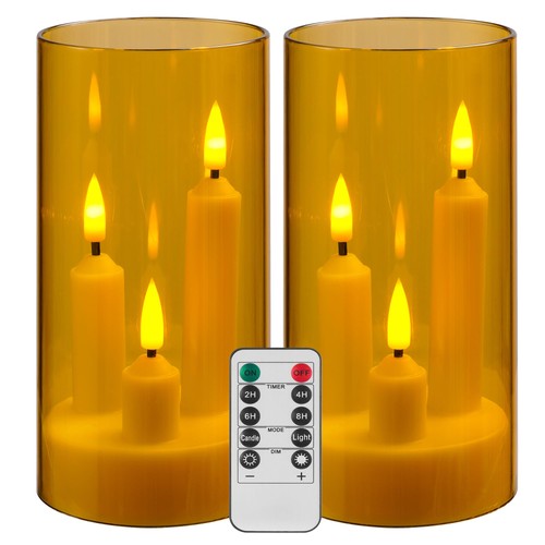 Bougies led sans - sans, flamme,