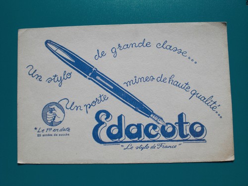 Ancien buvard publicitaire
