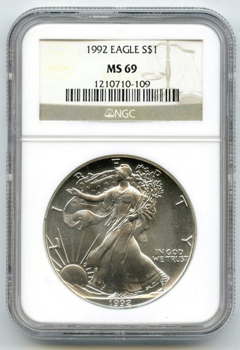 Dollar argent american eagle - d'argent,