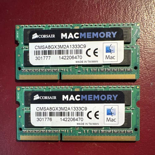 Corsair mac memory 2x4 - 8, (2x4