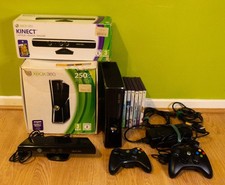 Console Microsoft Xbox360 (Xbox360) + Kinect 7J, EUR, en Boite  prête à jouer !