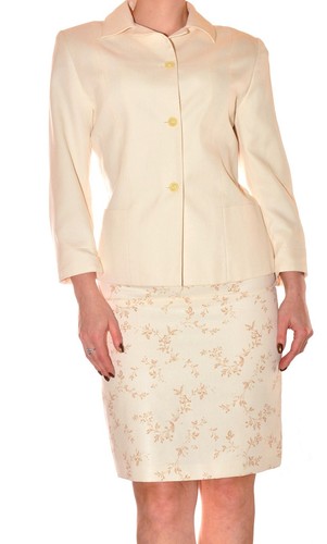 Ensemble tailleur crème - ensemble,