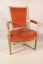 OLD VERY NICE SEAT LACQUER CABRIOLET ERA LOUIS XVI DIRECTORY XVIIIth