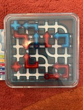 Game Logic Puzzle Smart Games City Maze Pieces with Puzzle Book A & B EUC