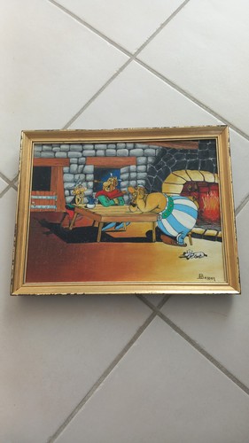 Toile peinture encadrée - , bois
