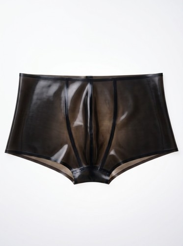 New caleçon latex - -, noir