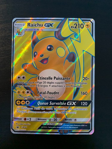 Carte pokémon raichu sm90 - carte,
