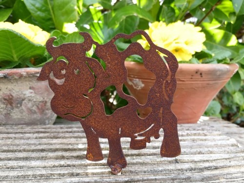 Grille noble vache - , heureuse