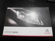 CITROEN NEMO VAN 2008 -16 HANDBOOK OWNERS MANUAL GENUINE EXCELLENT CONDITION