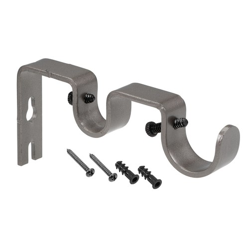 Rideau barre support double - support,